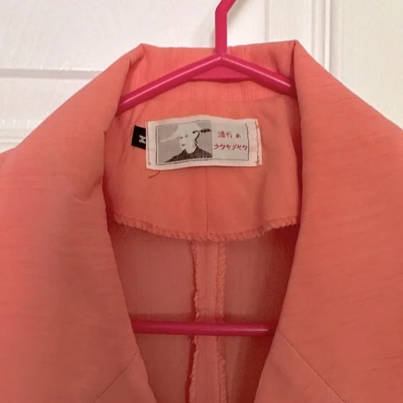 Vintage Cute Peach Two Piece Dress Set - Picture 3 of 3